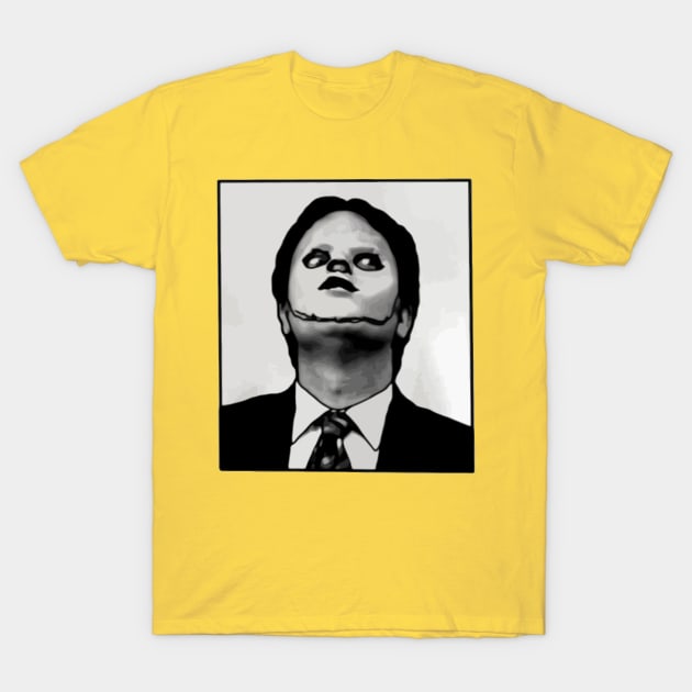 Dwight CPR Doll Mask T-Shirt by GloriousWax